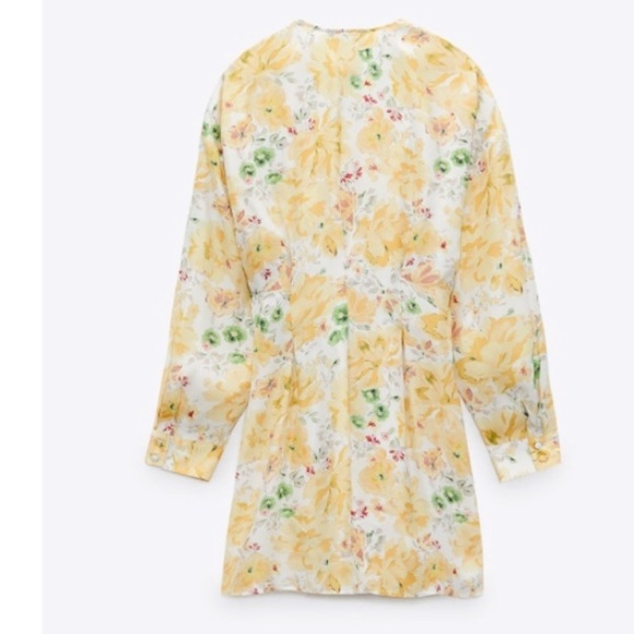 Zara floral print dress bloggers favorite NWT - Picture 12 of 12